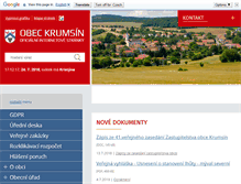 Tablet Screenshot of krumsin.cz